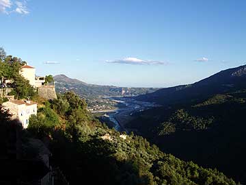 Vue of the Var valley from Gilette